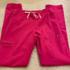 Preloved FIGS Limited Edition Hot Pink Yola Pants XXS